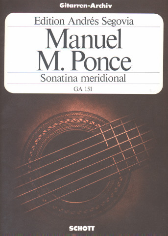 PONCE Manuel (1882-1948 Mexico)<br><br>Sonatina meridional
